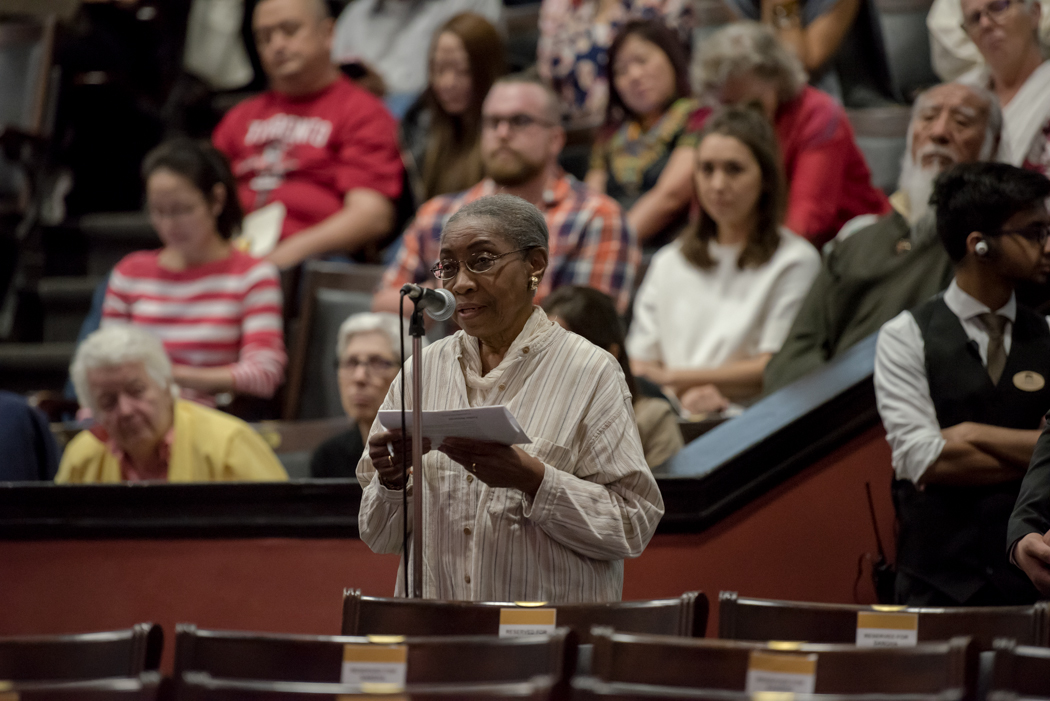 Guest at the Karmapa's talk