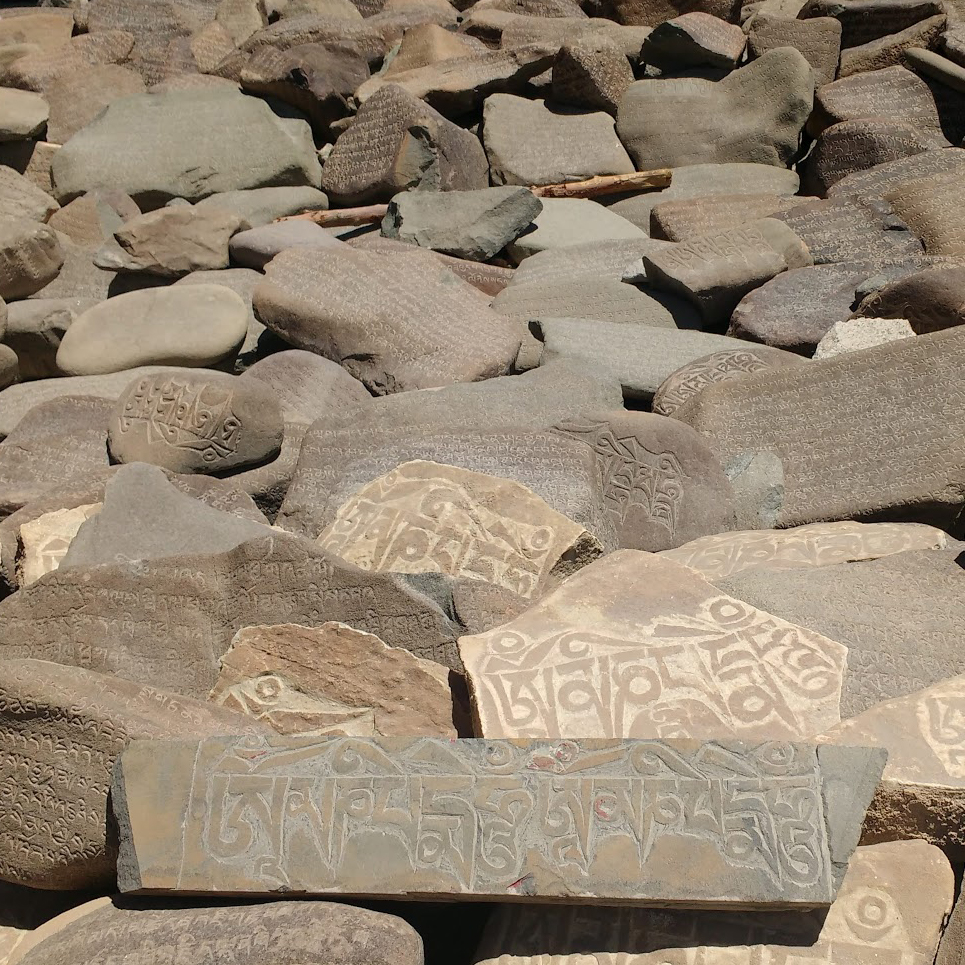 pile of mani stones