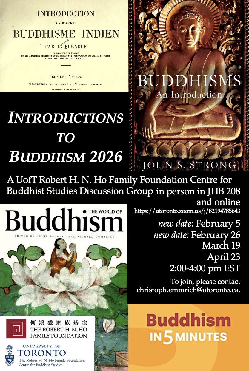 Introductions to Buddhism Reading Group 2026 (Feb. 26)